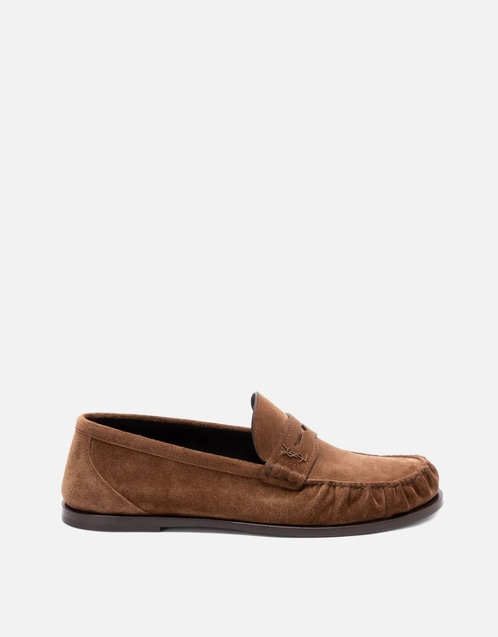 Men's Calfskin Suede Loafers