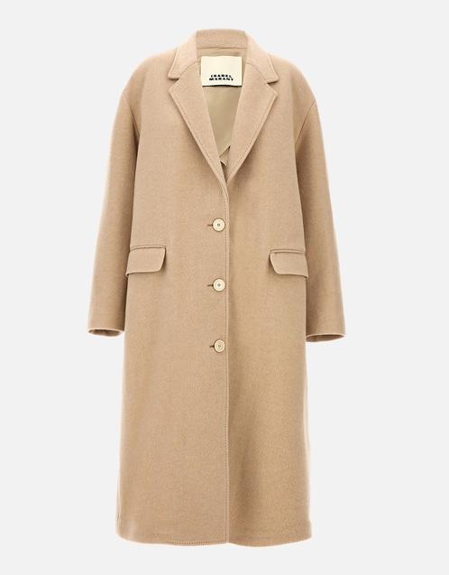 Efezia Wool Blend Single-Breasted Coat