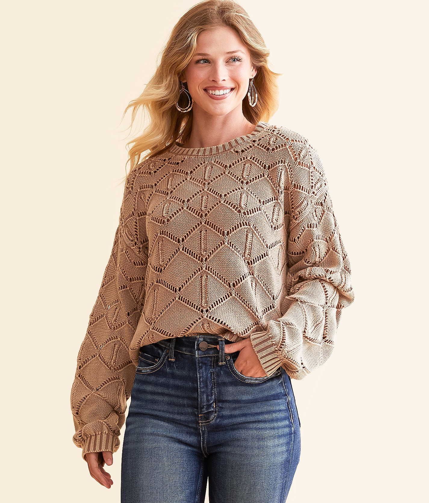 Z Supply Rossio Sweater - Women's Sweaters in Latte