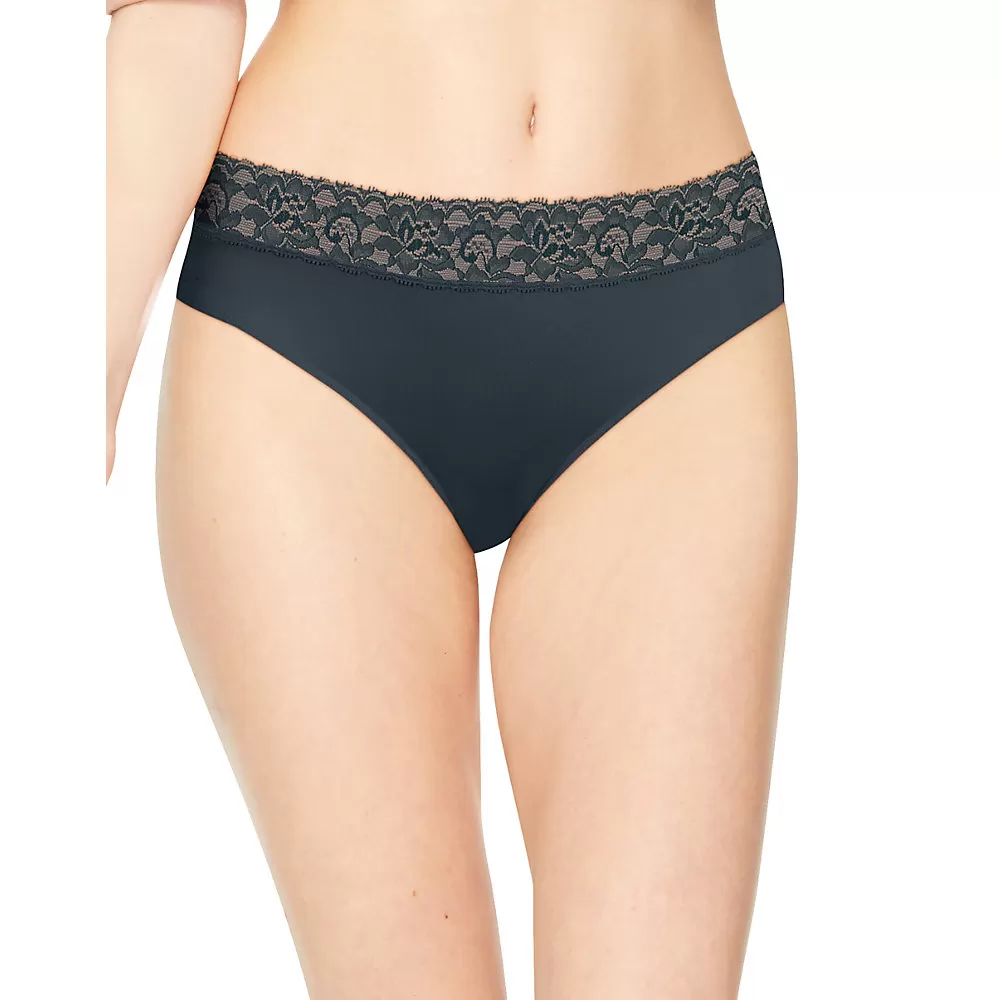 Hanes Womens Ultra Light Lace Bikini 4-Pack