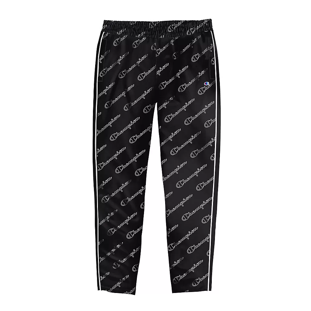 Champion Womens Track Pants, Allover Logo