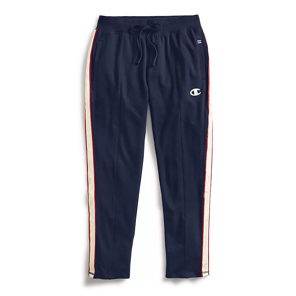 Champion Womens Heritage Fleece Pants, Satin Stitch C Logo