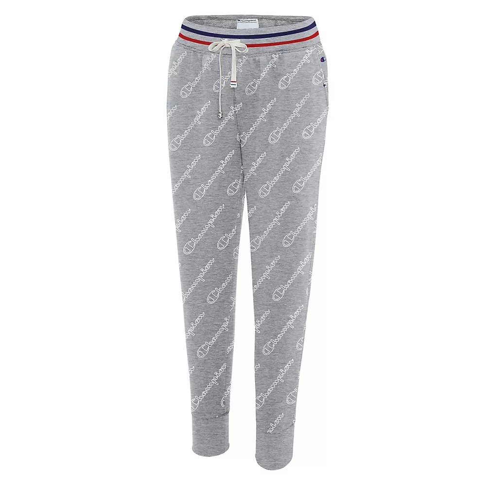 Champion Womens Heritage Joggers, Allover Logo