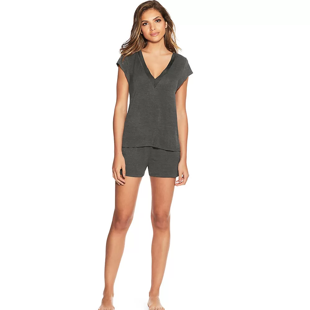 Maidenform V-Neck Shorts Set