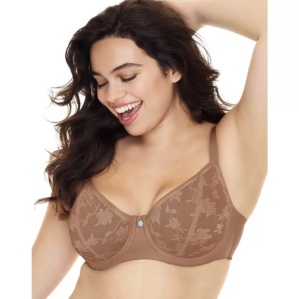 Just My Size Embellished Plunge Unlined UW Bra