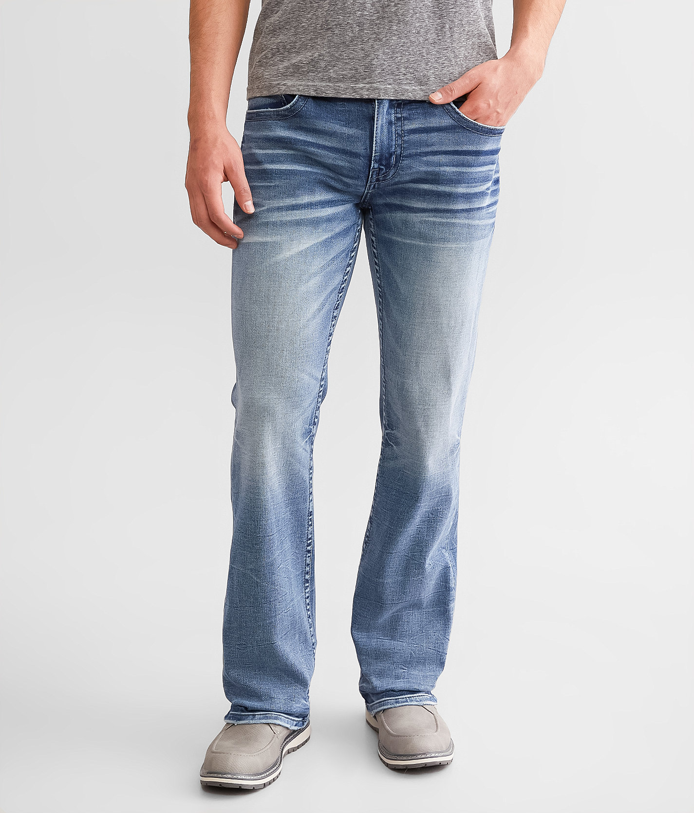 BKE Aiden Boot Stretch Jean - Men's Jeans in Pita