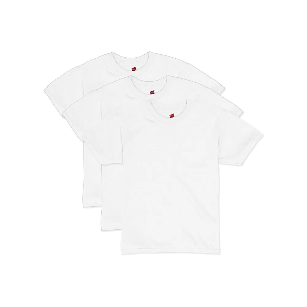 Hanes Boys EcoSmart Short Sleeve Tee Value Pack (3-pack)