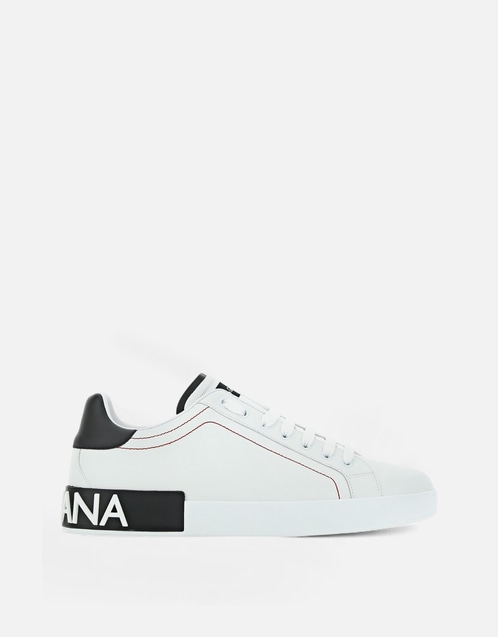Men's Portofino Calfskin Nappa Leather Sneakers