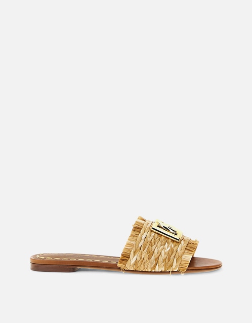 Raffia Braid Slides