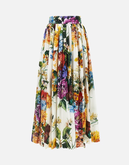 Bouquet Print Skirt