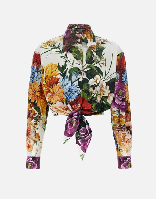 Floral Crop Shirt