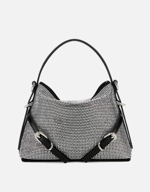 Embellished Satin Nano Voyou Handbag