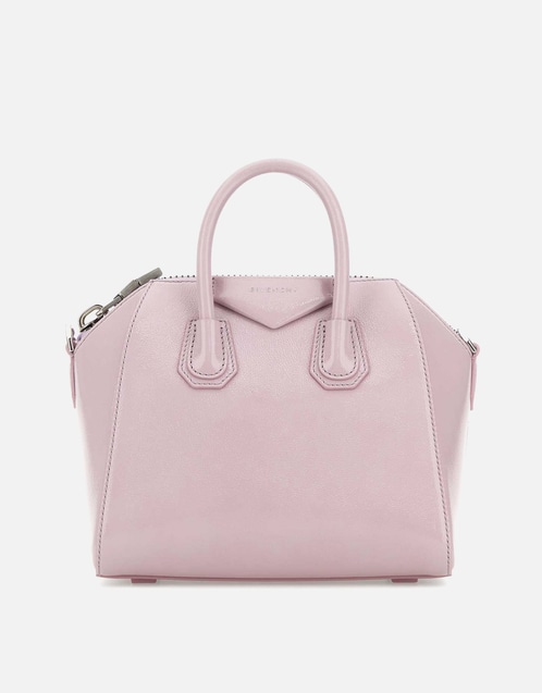 Lilac Leather Mini Antigona Handbag