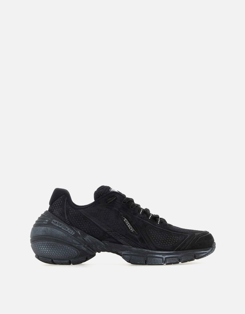 Men's Black Leather TK-MX Runner Sneakers
