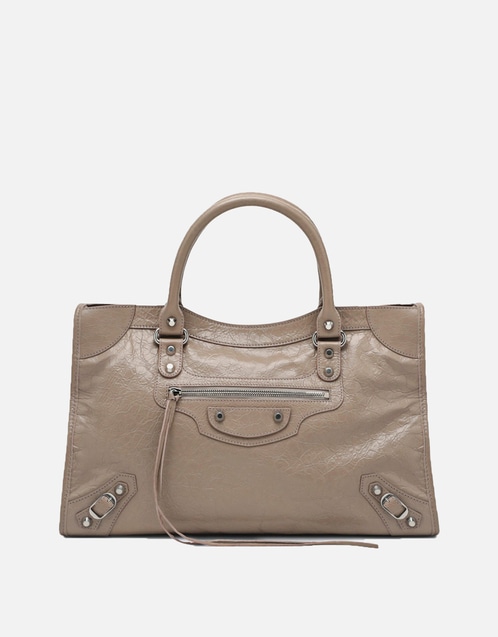 Le City Medium Lambskin Leather Handbag
