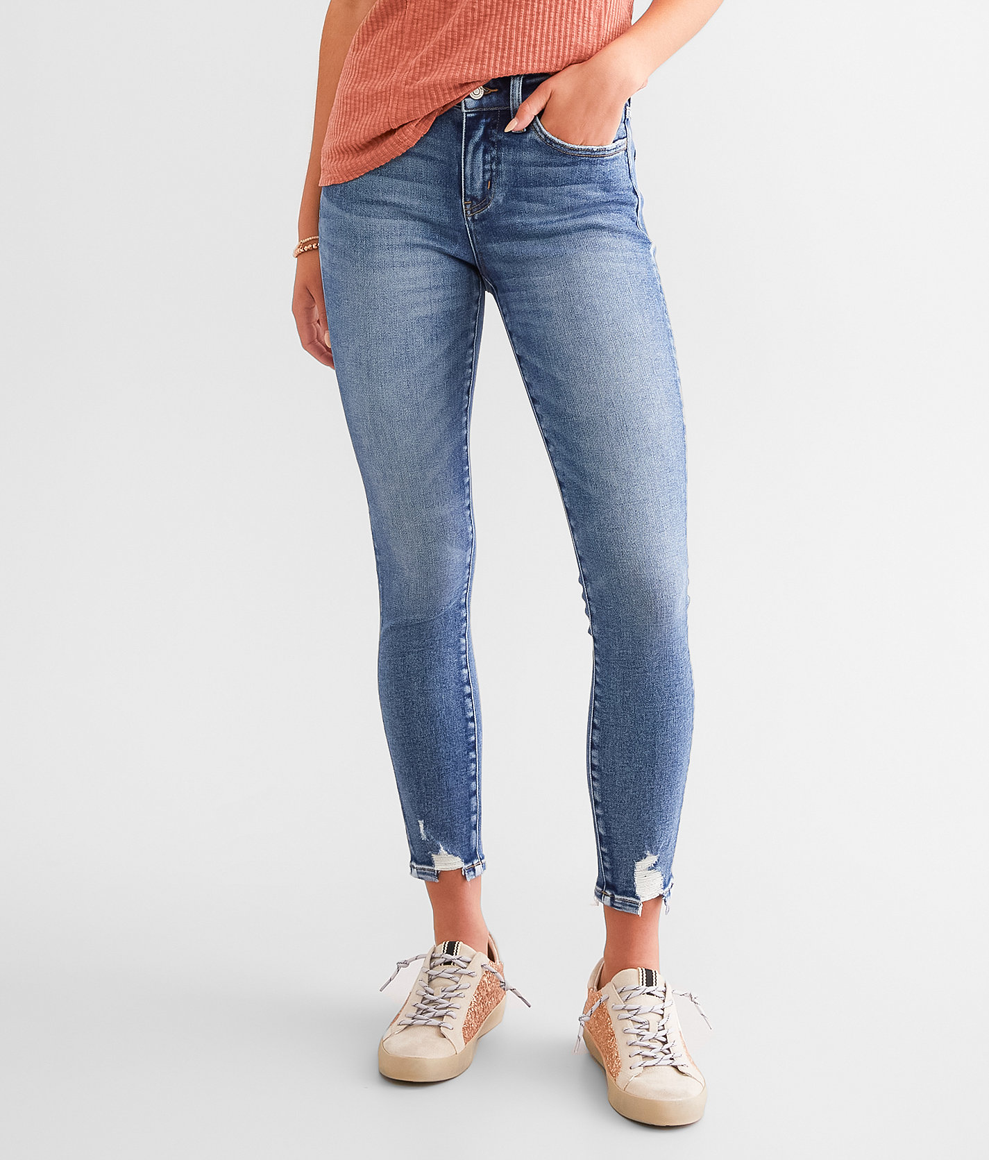 Flying Monkey Mid-Rise Ankle Skinny Stretch Jean - Women's Jeans in Shining Sun