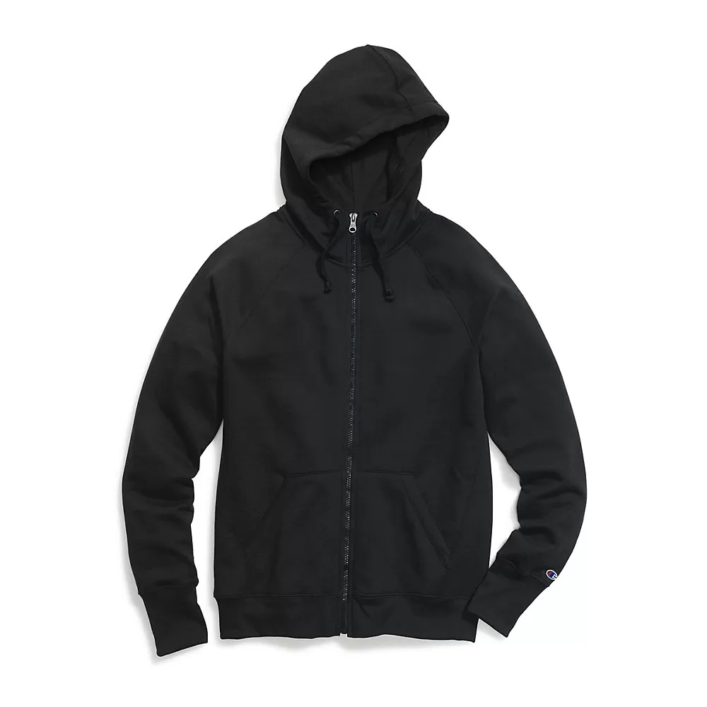 Champion Women Plus Fleece Full Zip Hoodie