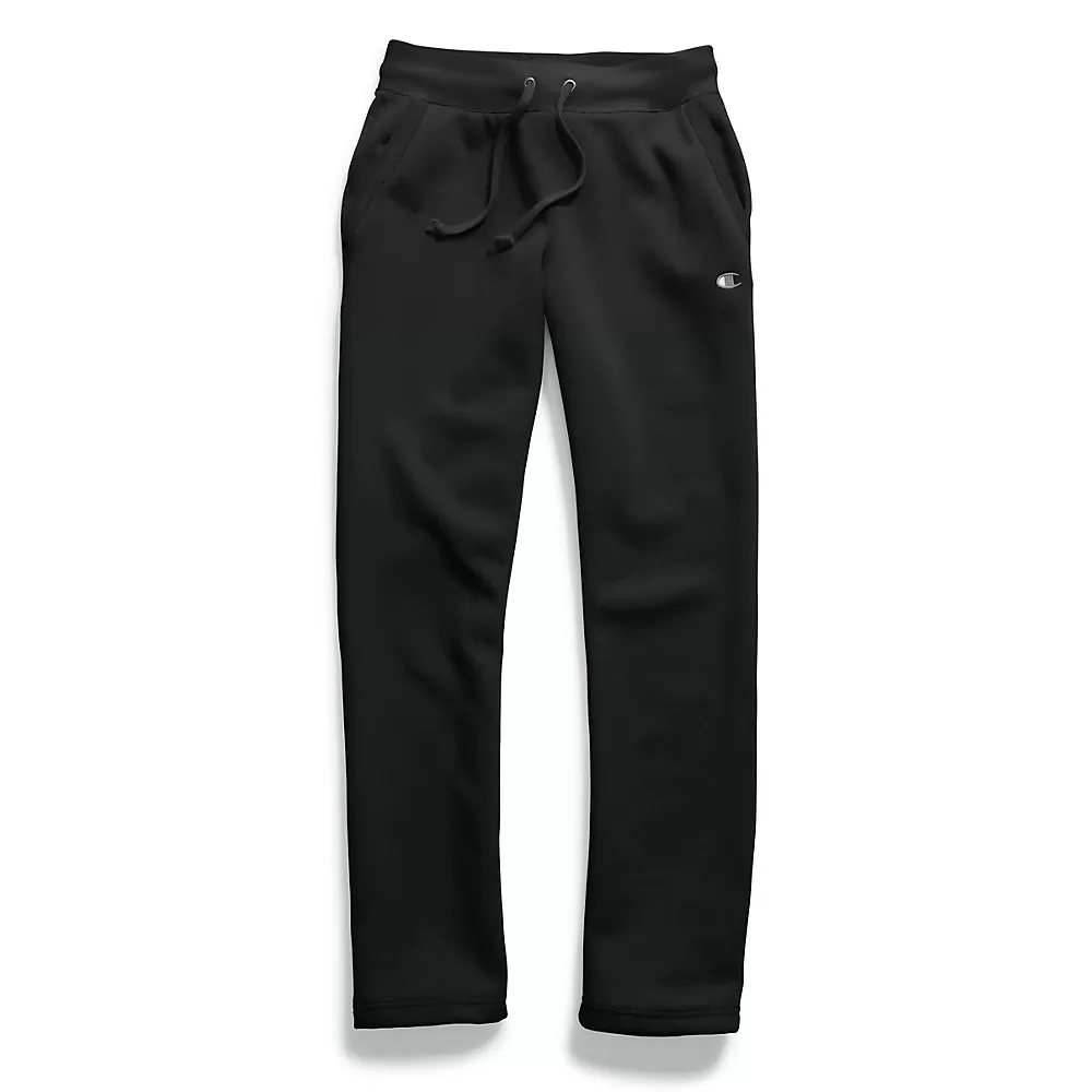 Champion Women Plus Fleece Open Bottom Pant