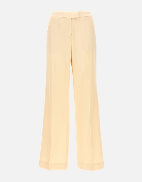 Illustration Wool Blend Straight-Leg Pants