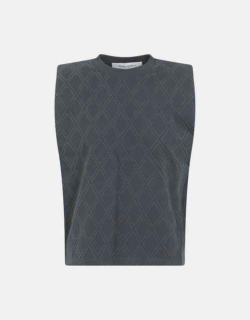 Cotton Sleeveless T-Shirt