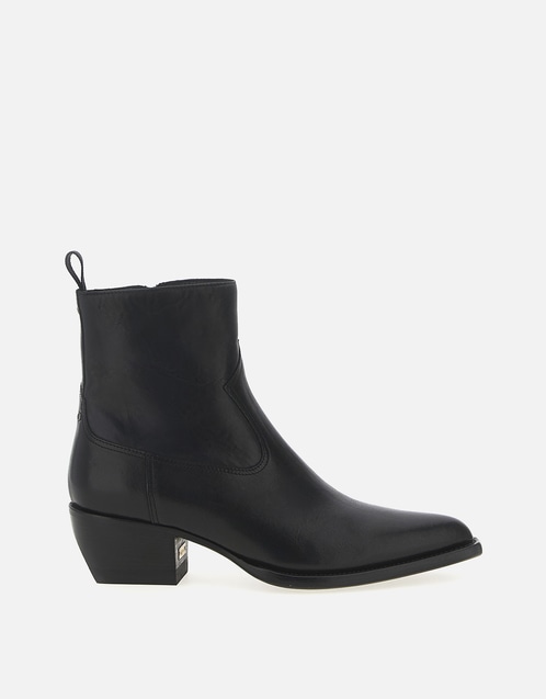 Debbie Cow Leather Ankle Boots