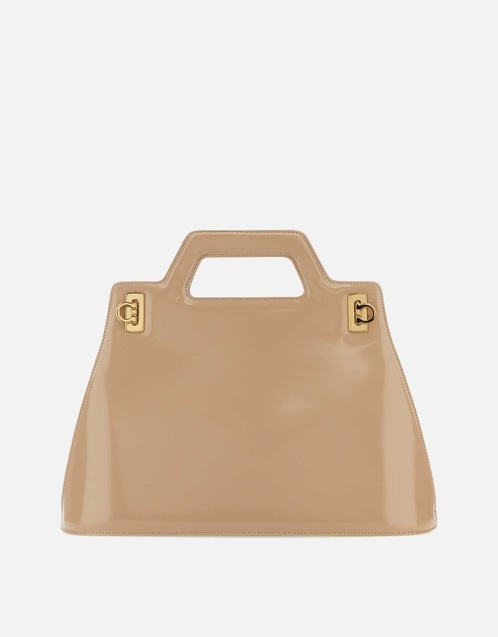 Wanda Calfskin Leather Handbag