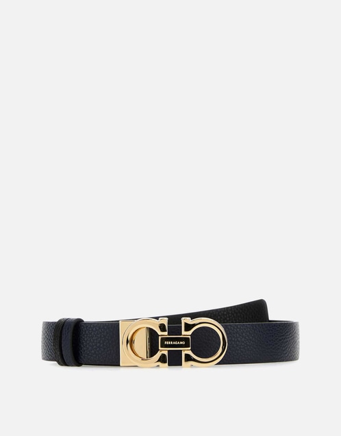 Calfskin Leather Reversible Belt