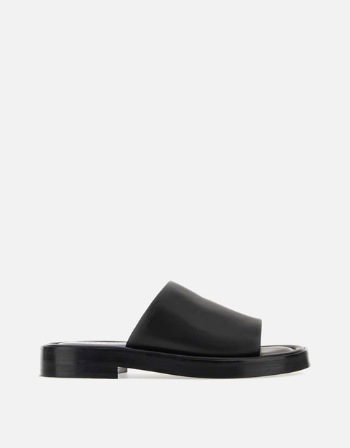 Men's Calfskin Leather Slippers