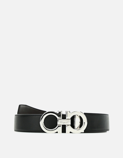 Men's Calfskin Leather Reversible Belt