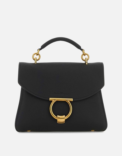 Margot Calfskin Leather Handle Bag