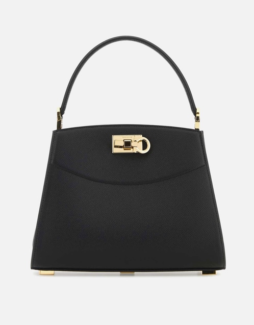 Studio Box Small Calfskin Leather Handbag