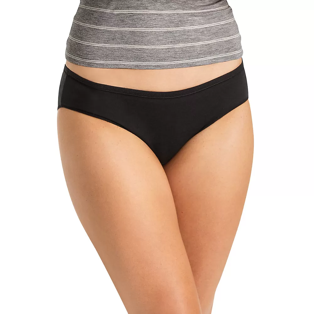 Hanes Pure Bliss Womens Hipsters with ComfortSoft Waistband 10-Pack