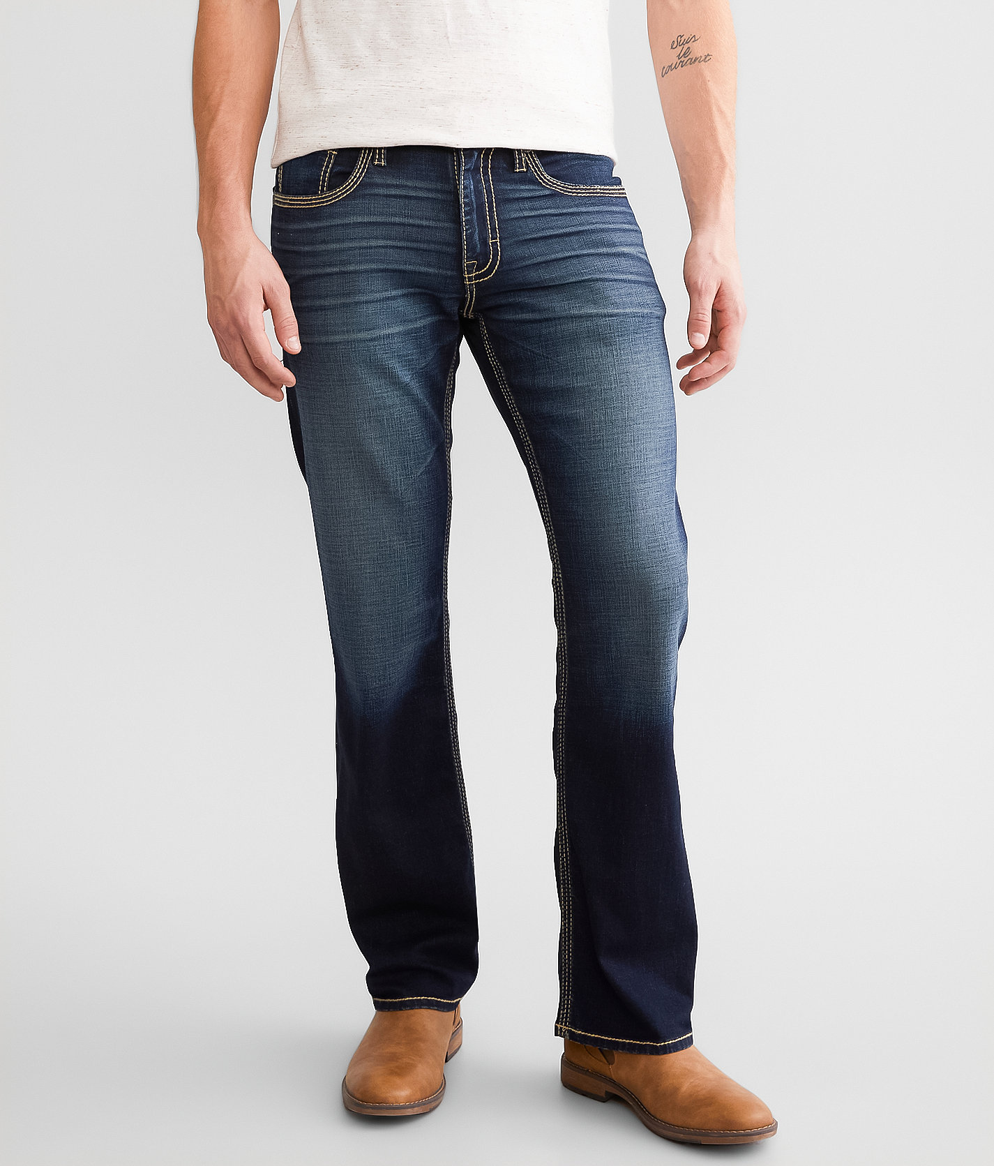 BKE Jake Boot Stretch Jean - Men's Jeans in Frank