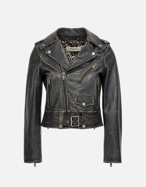Cow Leather Biker Jacket