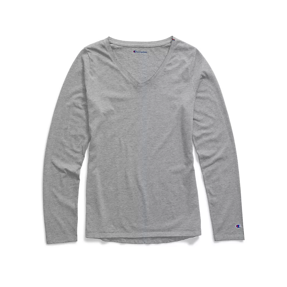 Champion Women Authentic Wash Long Sleeve Tee