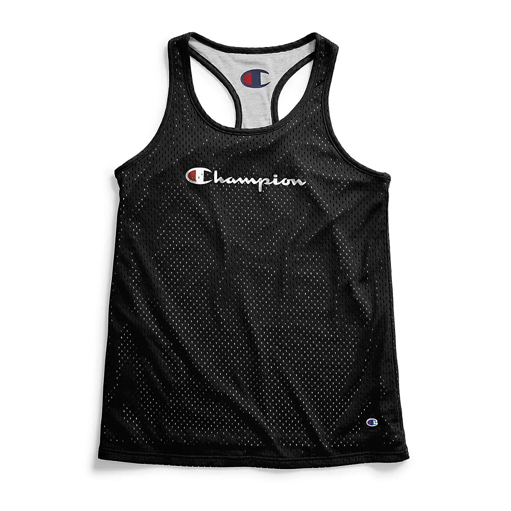 Champion Womens Reversible Mesh To Jersey Tank