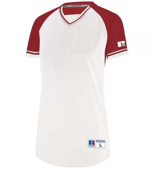 Russell Athletic R01X3X Ladies Classic V-Neck Jersey
