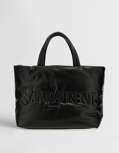 Men's Lambskin Logo Embossed Handbag