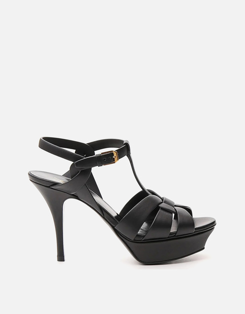 Tribute Calfskin High-Heeled Sandals