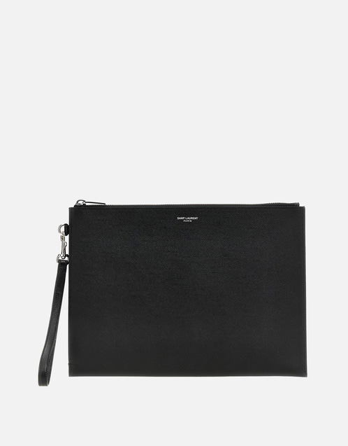 Men's Logo I-Pad Holder Calfskin Leather