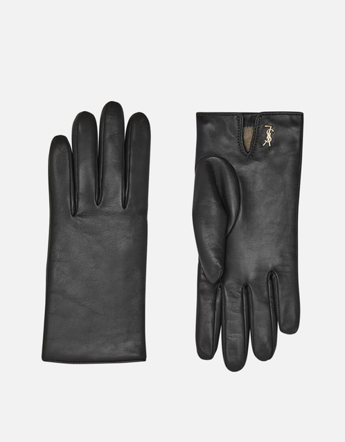 Lambskin And Cashmere Gloves
