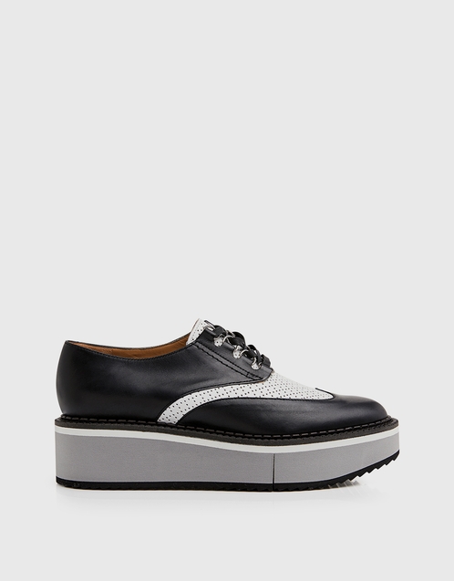 Belle Block Platform Oxfords