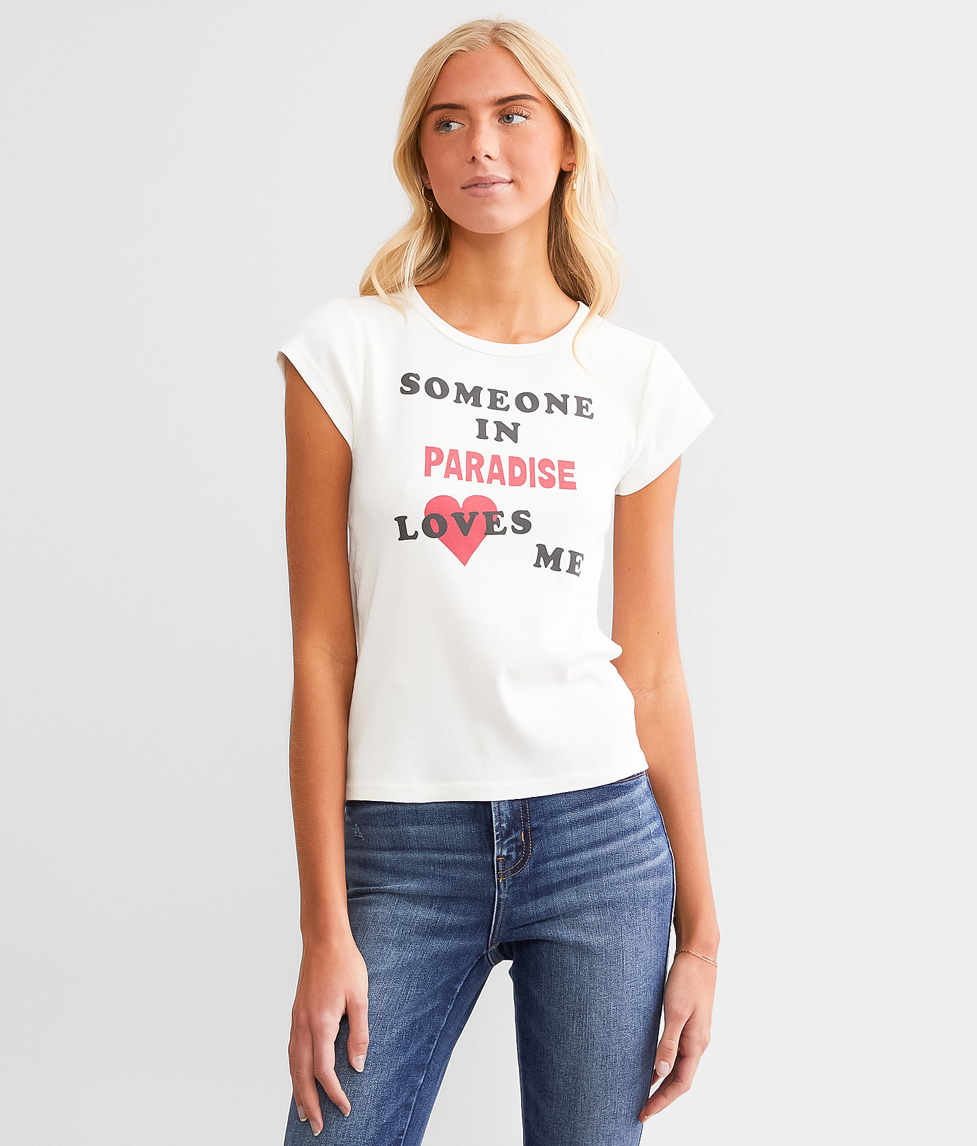 Z Supply Someone Loves Me T-Shirt - Women's T-Shirts in Sea Salt
