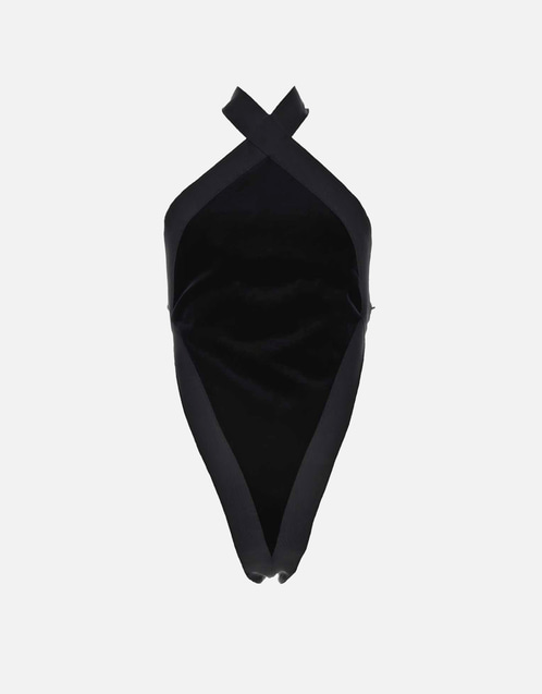 Black Velvet Bodysuit