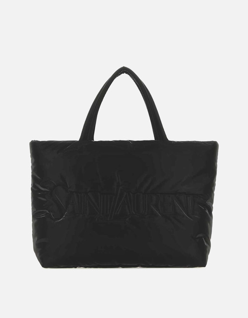 Men's Black Nylon Saint Laurent Shopping Bag