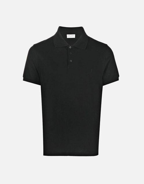 Men's Cotton Piqué Cassandre Embroidery Polo Shirt