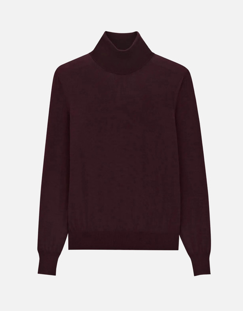 Men's Wool Turtleneck Sweater