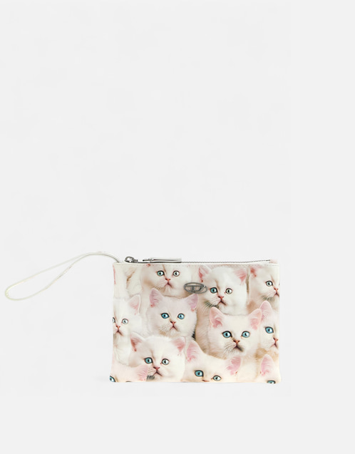 Gatti Glossy Fabric Clutch Bag