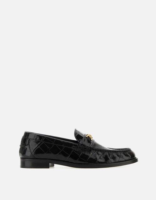 Medusa 95 Calfskin Croc-Effect  Loafers