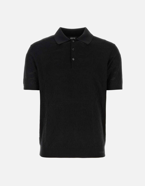 Men's Barocco Knit Polo Shirt